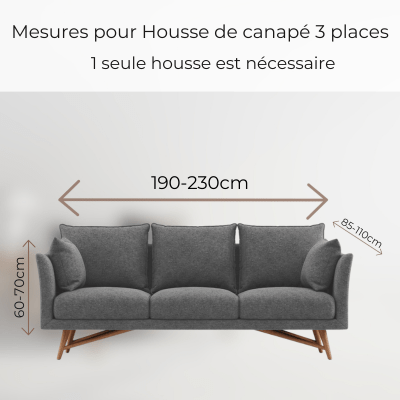 Housse de Canapé d'angle - EliteShield™ Fleuve Bleu - Benziclean