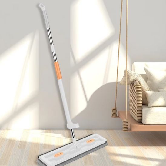 Balai serpillière plate en microfibre – Nettoyage précis et sans effort