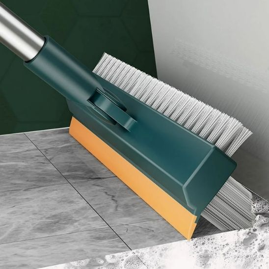 Balais brosse - Brosse de sol à manche long – Puissance et confort pour un nettoyage en profondeur