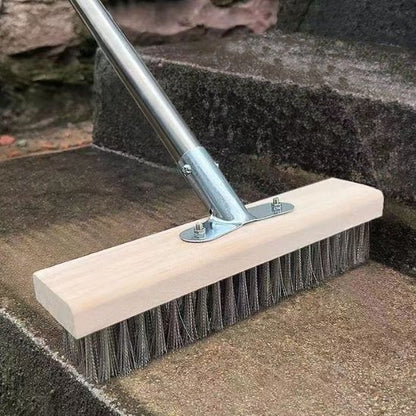 Brosse balai - Brosse métallique en acier inoxydable -Nettoyage efficace et résistant