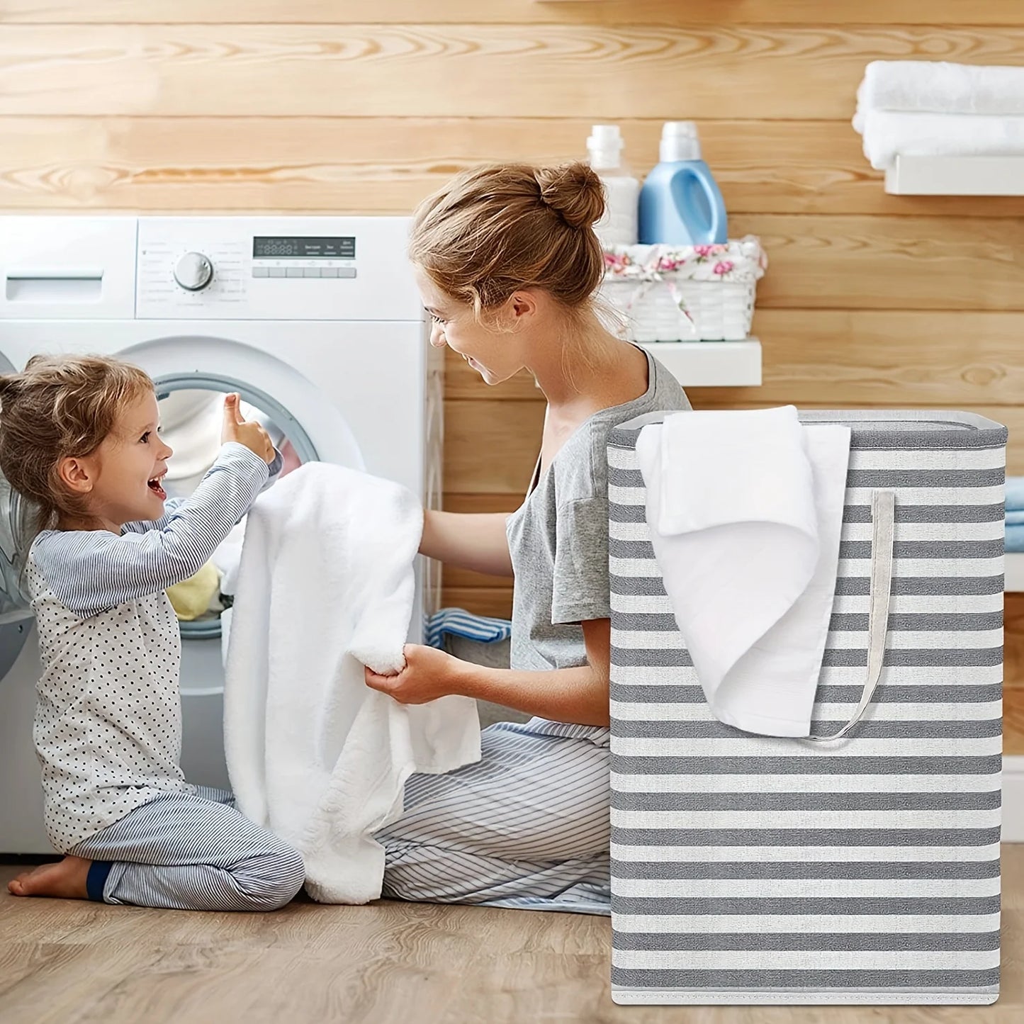 LaundriSmart™ : Le Panier à Linge Révolutionnaire pour un Intérieur Organisé