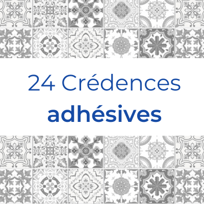 Crédence adhésive - CredenceCuisine™Noir et blanc : Transformez Votre Cuisine en un Instant - Benziclean