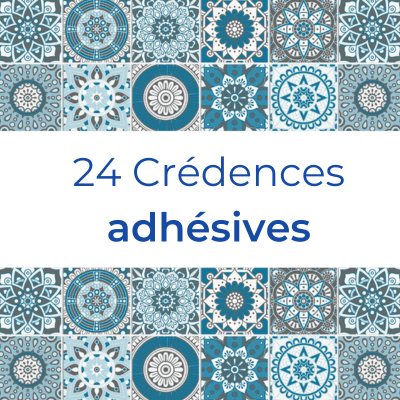 Crédence adhésive - CredenceCuisine™ : Transformez Votre Cuisine en un Instant - Turquoise Vintage - Benziclean