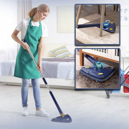 serpilleres microfibres - SOLTriangle360™ : La Serpillère Révolutionnaire pour un Nettoyage Sans Effort - Benziclean