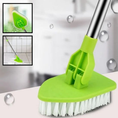 Brosse balai - Brosse de sol triangulaire – Nettoyage précis dans les moindres recoins - Benziclean