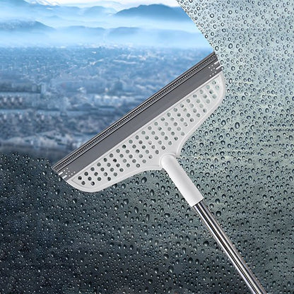 Balai magique à long pôle avec grattoir - Nettoyage facile et efficace - Benziclean