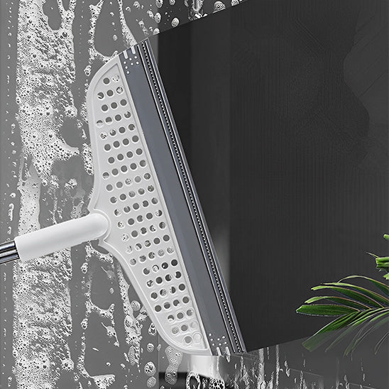 Balai magique à long pôle avec grattoir - Nettoyage facile et efficace - Benziclean