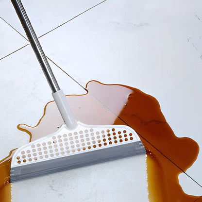 Balai magique à long pôle avec grattoir - Nettoyage facile et efficace - Benziclean