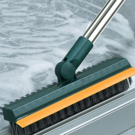 Balais brosse - Brosse de sol à manche long – Puissance et confort pour un nettoyage en profondeur - Benziclean