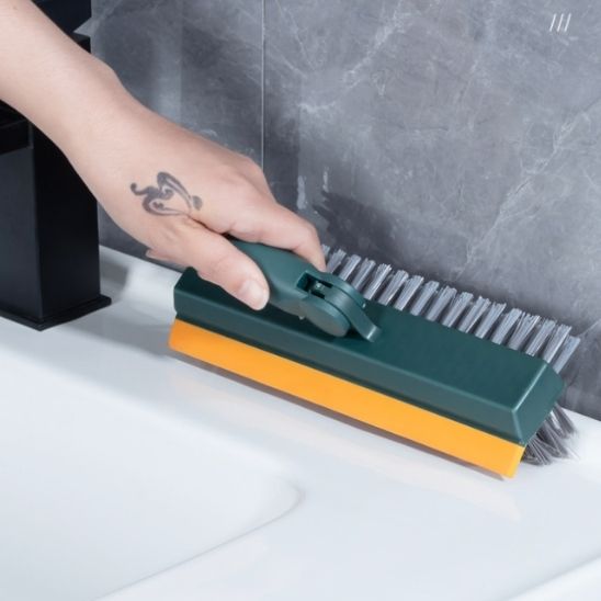 Balais brosse - Brosse de sol à manche long – Puissance et confort pour un nettoyage en profondeur - Benziclean