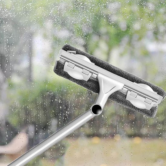 Brosse à vitre 2 - en - 1 avec réservoir | CleanGlass - Benziclean