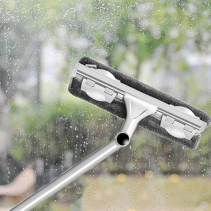 Brosse à vitre 2 - en - 1 avec réservoir | CleanGlass - Benziclean