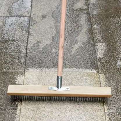 Brosse balai - Brosse métallique en acier inoxydable - Nettoyage efficace et résistant - Benziclean