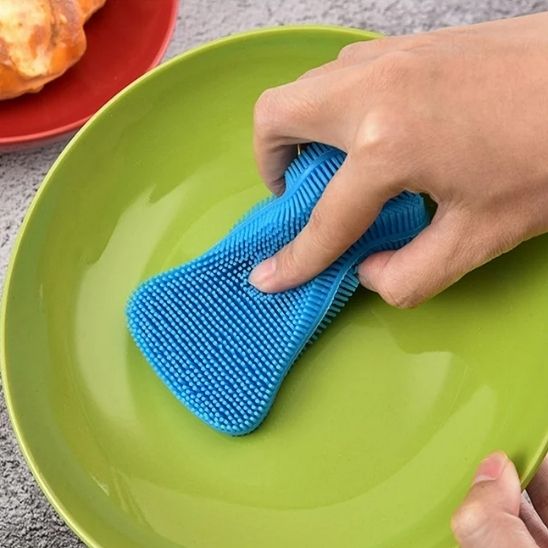 Éponge de cuisine en silicone – Réutilisable, hygiénique et facile à nettoyer - Benziclean