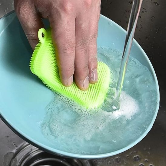 Éponge de cuisine en silicone – Réutilisable, hygiénique et facile à nettoyer - Benziclean