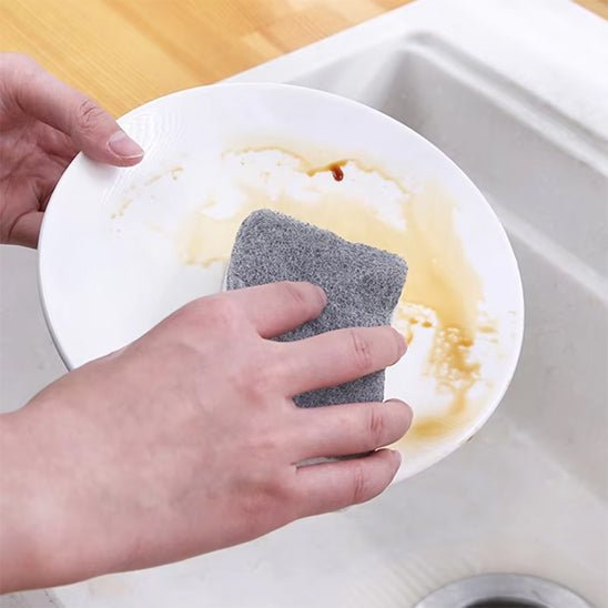 Éponge double face grise – L’indispensable alliée de votre quotidien - Benziclean