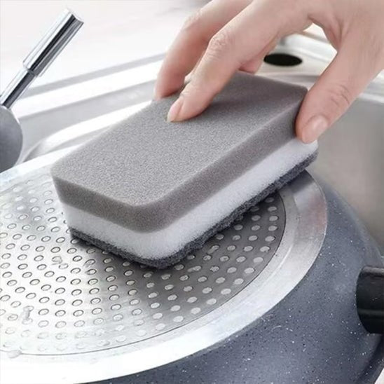 Éponge double face grise – L’indispensable alliée de votre quotidien - Benziclean