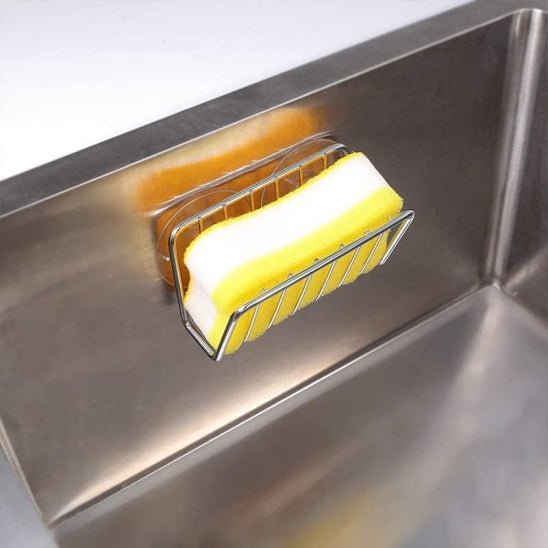 Étagère éponge Inox pour évier pour un rangement pratique de votre cuisine - Benziclean