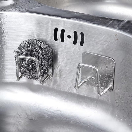 Organisateur de cuisine porte - éponge en acier inoxydable - Benziclean