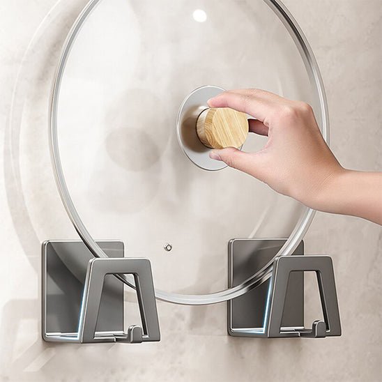 Porte - éponge auto - adhésif en acier inoxydable – Pratique, élégant et résistant - Benziclean