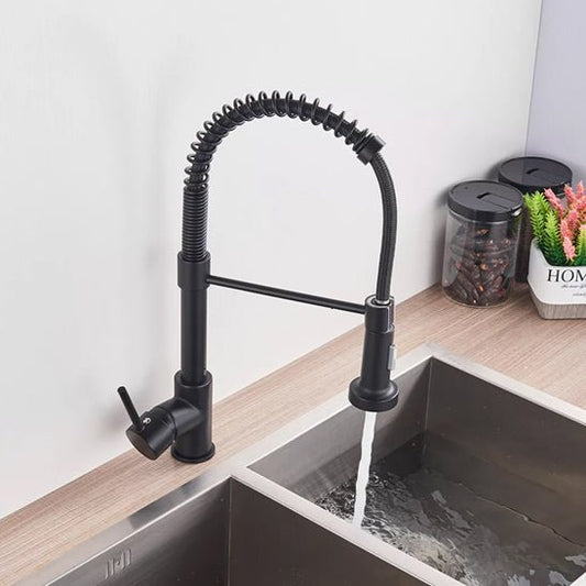 robinet cuisine - MATrob™ - extractible noir - Benziclean