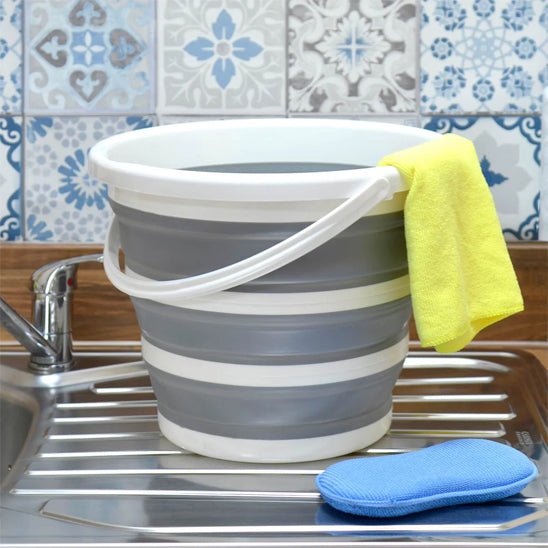 Seau Pliable Portable en Silicone – Léger, pratique et multifonction - Benziclean
