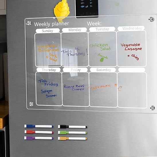 Tableau magnétique - MemoFridge™ – Vos idées toujours sous les yeux : l'assistant familial indispensable - Benziclean