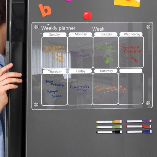 Tableau magnétique - MemoFridge™ – Vos idées toujours sous les yeux : l'assistant familial indispensable - Benziclean