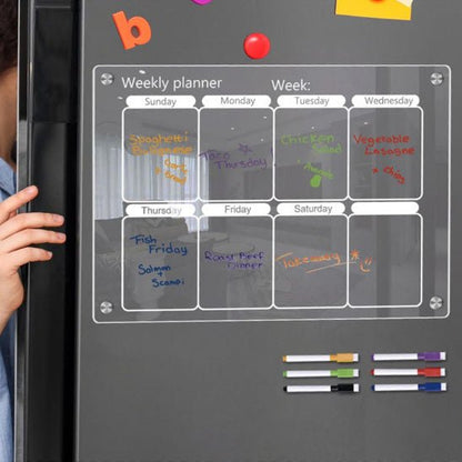 Tableau magnétique - MemoFridge™ – Vos idées toujours sous les yeux : l'assistant familial indispensable - Benziclean