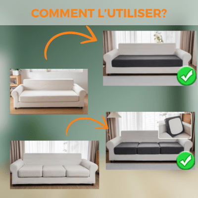 Housse de canapé d'angle - CanapéDream™ - Marron Clair - Benziclean