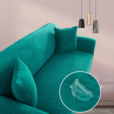 Housse de Canapé d'angle - EliteShield™ Vert Foncé - Benziclean