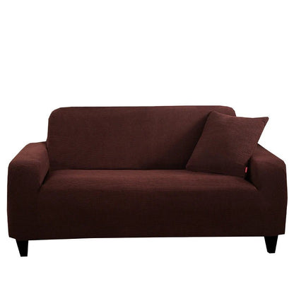 Housse de canapé d'angle RelaxSofa™Marron Foncé: Protection Élégante - Benziclean