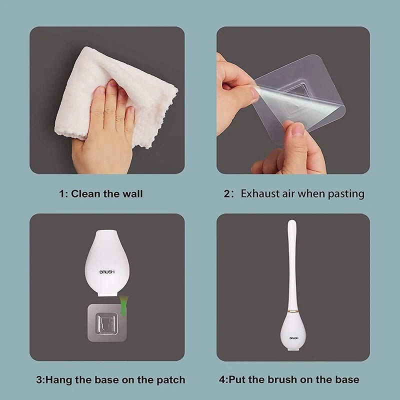 La brosse wc - BrushScrub™ - Benziclean