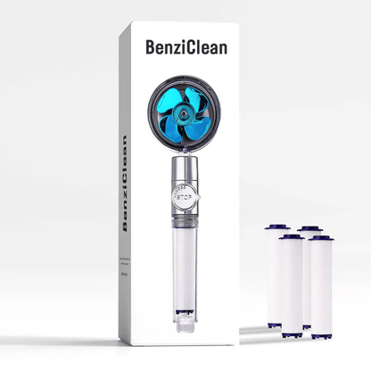 Pommeau de douche anticalcaire - Calicfree™ : libérez votre peau du calcaire - Benziclean