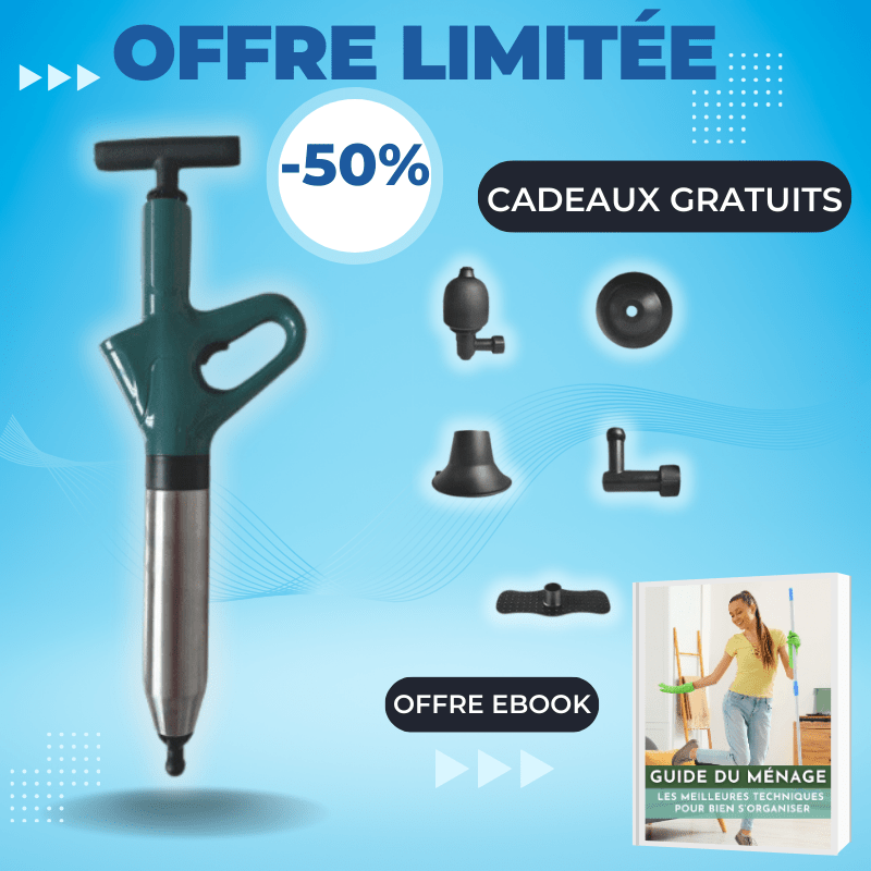 UnblockerPro™Vert : Le Déboucheur WC Révolutionnaire pour une Plomberie Sans Souci - Benziclean