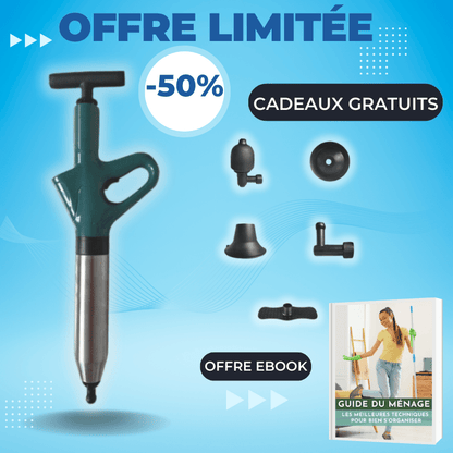 UnblockerPro™Vert : Le Déboucheur WC Révolutionnaire pour une Plomberie Sans Souci - Benziclean