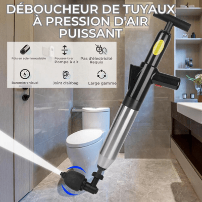 UnblockerPro™ Blanc : Le Déboucheur WC Révolutionnaire pour une Plomberie Sans Souci 4 - Benziclean
