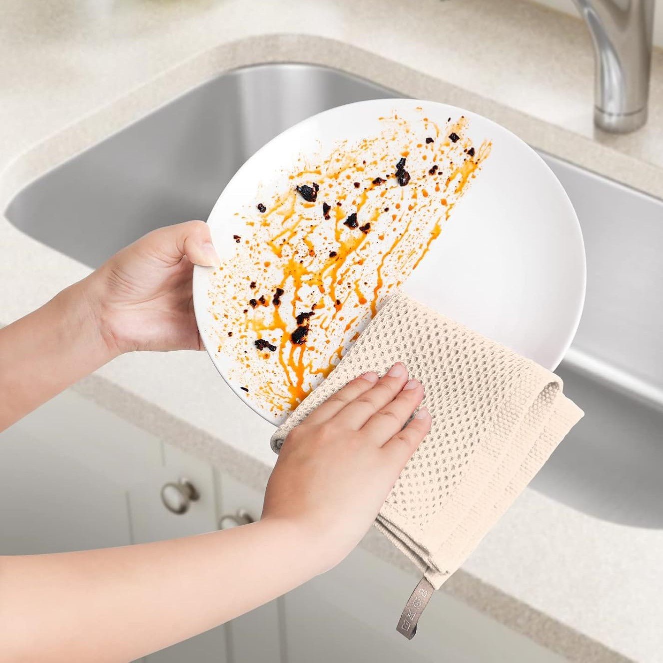 Torchon de Cuisine - CottonClean™ - Beige - Benziclean