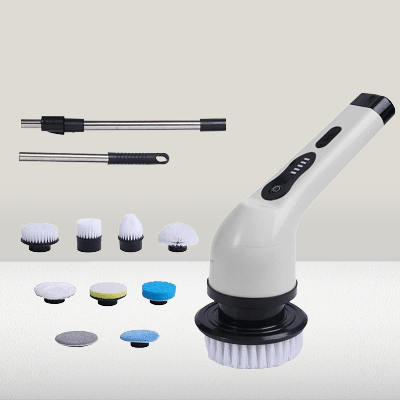 Brosse de nettoyage électrique - ElectricCleaningBrush™ - Gris - Benziclean