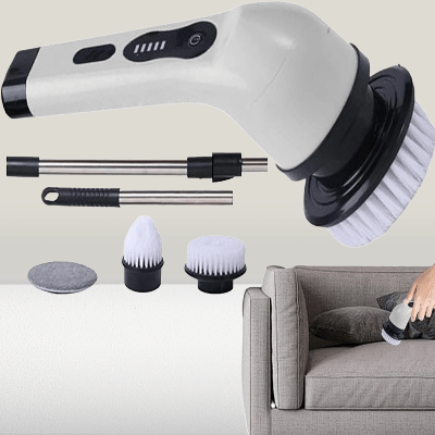 Brosse de nettoyage électrique - ElectricCleaningBrush™ - Gris - Benziclean