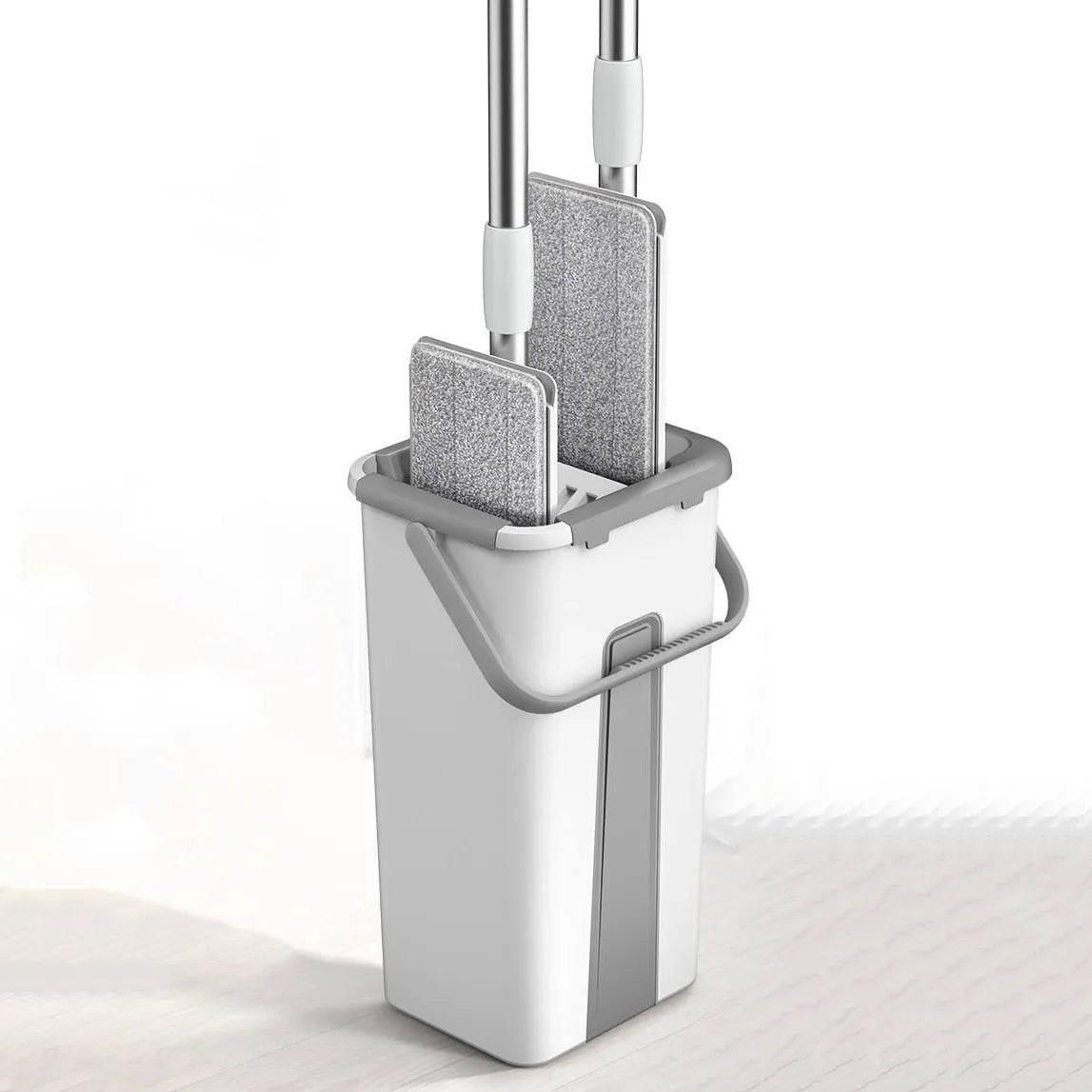 Balai et Seau Essoreur - SwiftClean™ - Ivoire - Benziclean