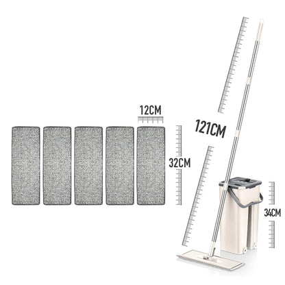 Balai et Seau Essoreur - SwiftClean™ - Ivoire - Benziclean