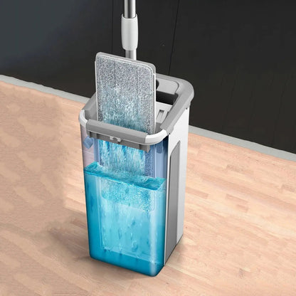 Balai et Seau Essoreur - SwiftClean™ - Ivoire - Benziclean