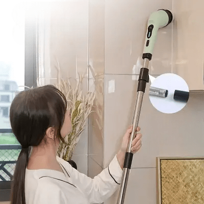 Brosse de nettoyage électrique - ElectricCleaningBrush™ - Vert - Benziclean