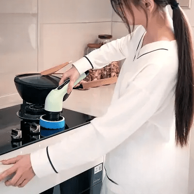 Brosse de nettoyage électrique - ElectricCleaningBrush™ - Vert - Benziclean