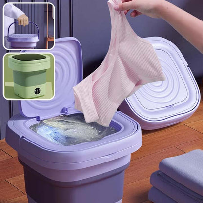Machine a laver portable - NomadWash™ : La Machine à Laver Portable Idéale pour Vos Sous-Vêtements Féminins